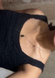 Black Cropped Tank Top