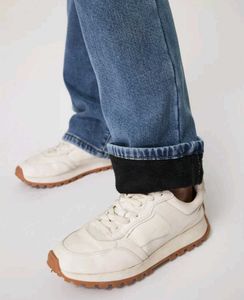 Flared Denim Jeans by Savana