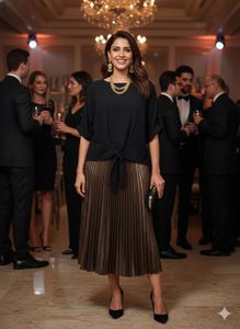 🎀 Chic Alert! M&amp;S Per Una Bow Top 🖤