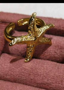 Ocean Sea Beach Starfish Ring