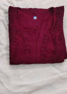 Beautiful Colour Lucknowi Kurti