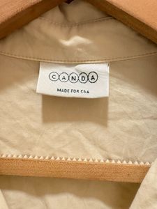 Beautiful Cream Button-Up Shirt