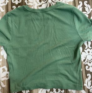 Ginger Green Crop Top