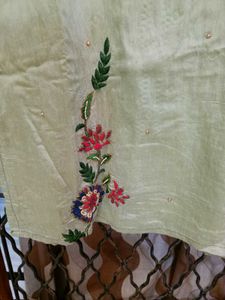 Floral Embroidered Kurta
