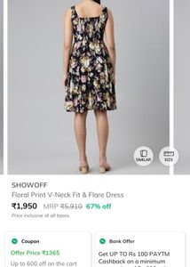 floral mini dress