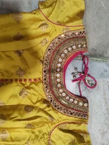 Elegant Yellow Anarkali Suit