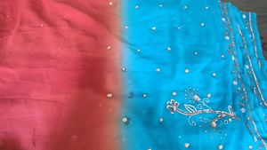 Elegant Embroidered Saree