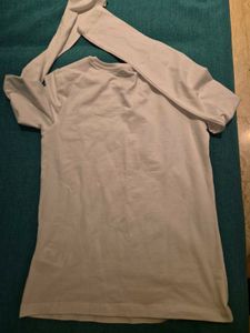 H&amp;M *BRAND NEW* Grey/white Long Sleeve Top