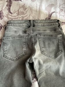 H&amp;m Grey Denim (low Waist)