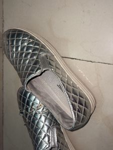 Skechers Silver Casual Shoes
