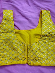 Yellow Golden Lehenga Choli