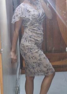 LAVENDER MIDI FLORAL DRESS