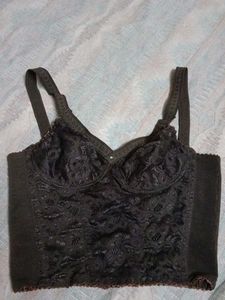 brown corset top