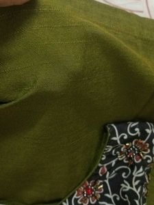 Beautiful Ajrakh Patch Kurta - Small Size