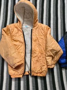 Set of 2 Hooded Winter Jackets 3-5 Years old