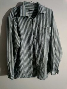 striped branded shirt