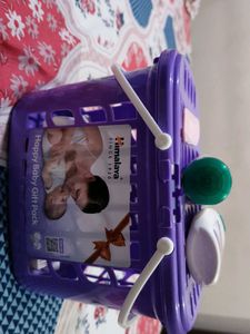 Himalaya Baby Shampoo, Cream, Comb With Basket