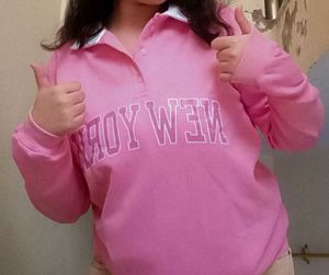 SHEIN rose pullover sweatshirt