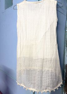 White Lace Top Like new casual wear