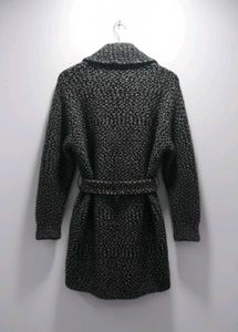 Stylish Belted Knit Coat