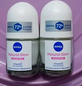 (Pack Of 2) Nivea Natural Glow Deodorant