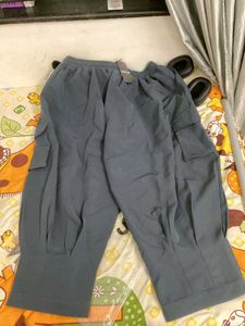 Shein Stylish Blue Cargo baggy Pants