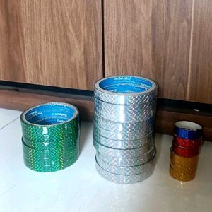 Glitter Tapes Set Of 16 Big And  8 small