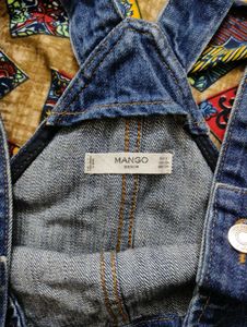 Denim Pinafore Dress
