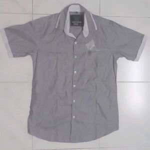 Men's Casual Shirt - Purple-Lavender Short Sleeve