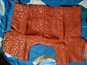 Saree With Stiched Blouse