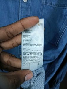 UniqlO Blue Denim Shirt