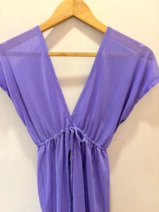Beautiful Purple Mesh Top/ Dress