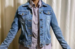 Blue Denim Casual Jacket