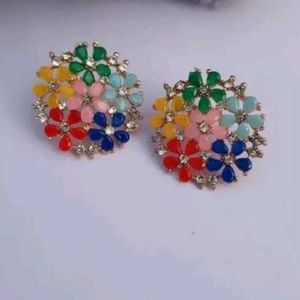 Colorful Gemstone Earrings