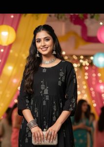 Combo Of 2  Printed Anarkali Kurti