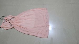 Peach Midi Dress