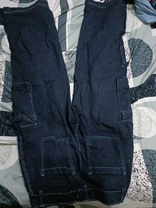 Blue Cargo Pants