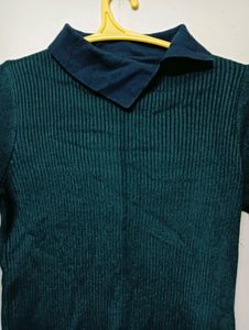 Side Neck Winter Top