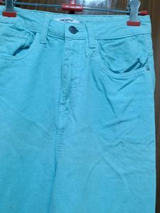 Light Blue Wide Leg Jeans