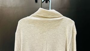 Turtle Neck Pullover Sweater For Women