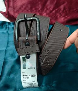Woodland Brown Leather Belt