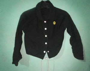 Black Cropped Jacket