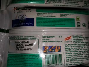 Himalaya Baby Wipes (4 Packs)