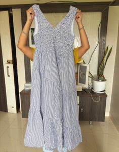 Striped Maxi Dress Size M/L