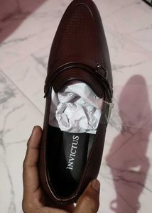 Invictus Brown Leather Loafers