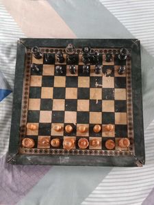 Wooden Shatranj