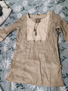 Aurelia Beige Tunic Top