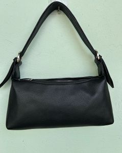 Black Baguette Bag