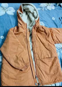 Tan Hooded Jacket