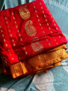 Festive Wear Double shade saree🤩